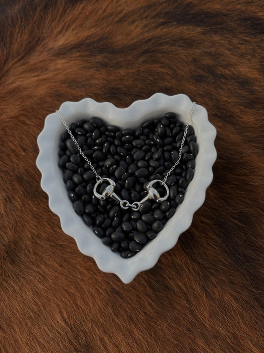 snaffle necklace 18”