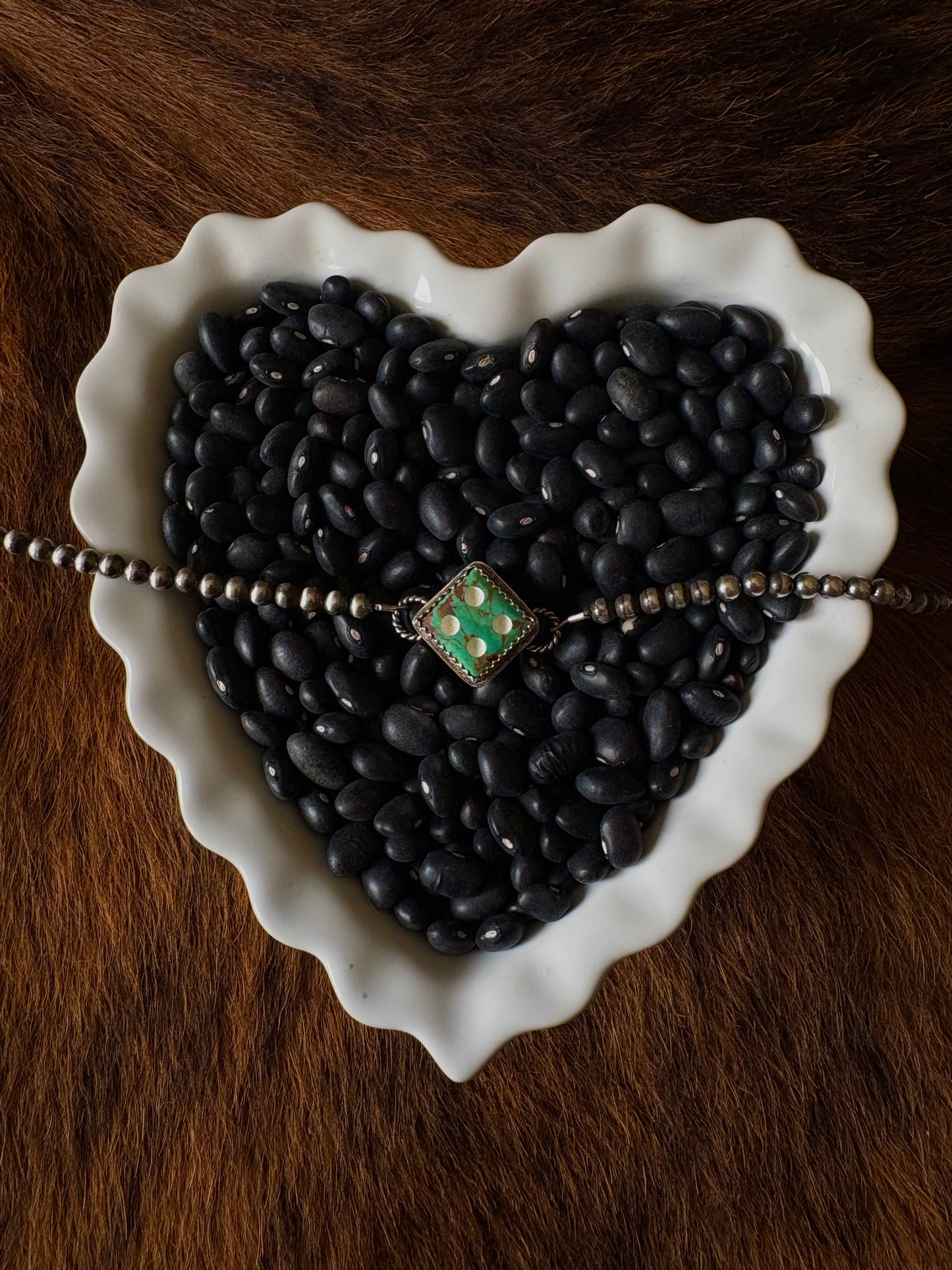 dice pearl bracelet