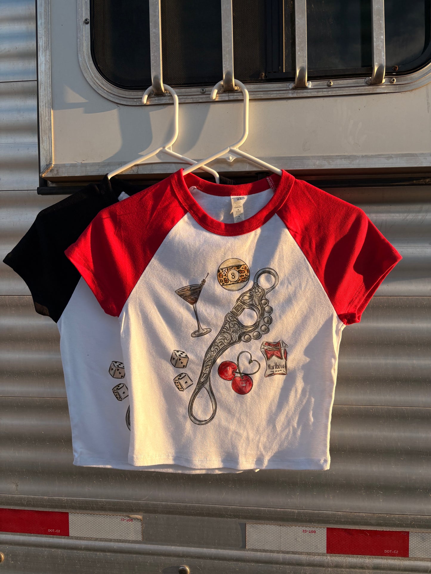 red espresso martini tee