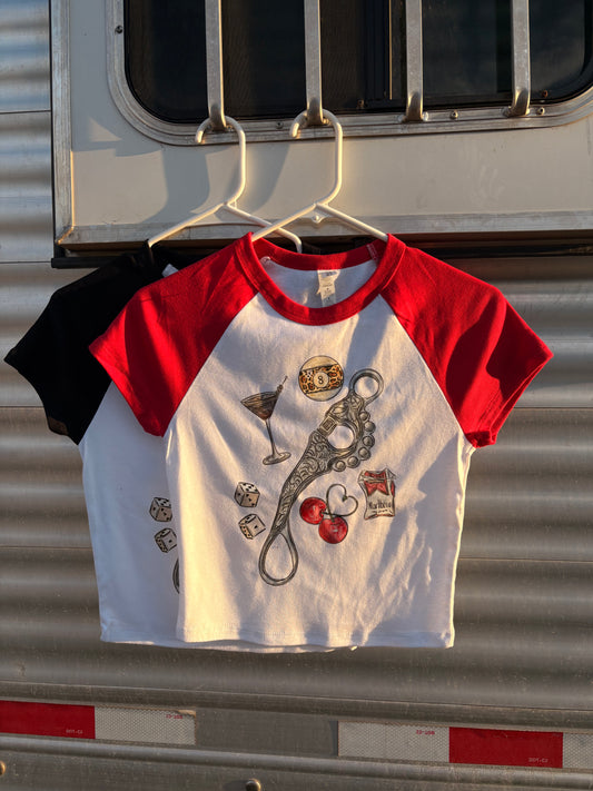 red espresso martini tee